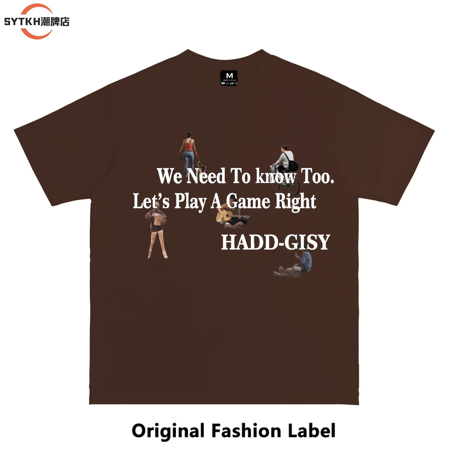 American-style Letter Print Basic Short-Sleeve T-Shirt, Unisex Loose Casual Couple Top