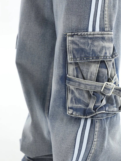 [INSstudios] STRIPED JEANS ST1069
