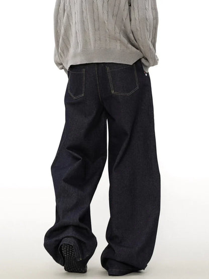 [MADWITCH] WIDE-LEGGED LOOSE JEANS ST1050