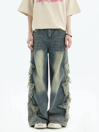 [INSstudios] LOOSE THREE STRIPES LONG PANTS ST528