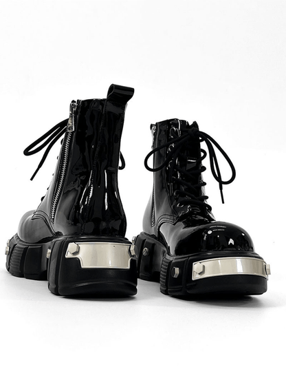 punk zipper biker boots st1957