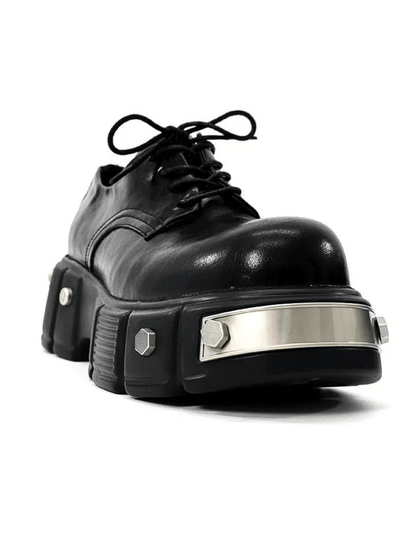 Head Round Toe Leather Shoes st1948