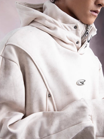[PLAN1ONE] Loose Hooded st2663