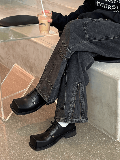 square head Derby shoes ST1885