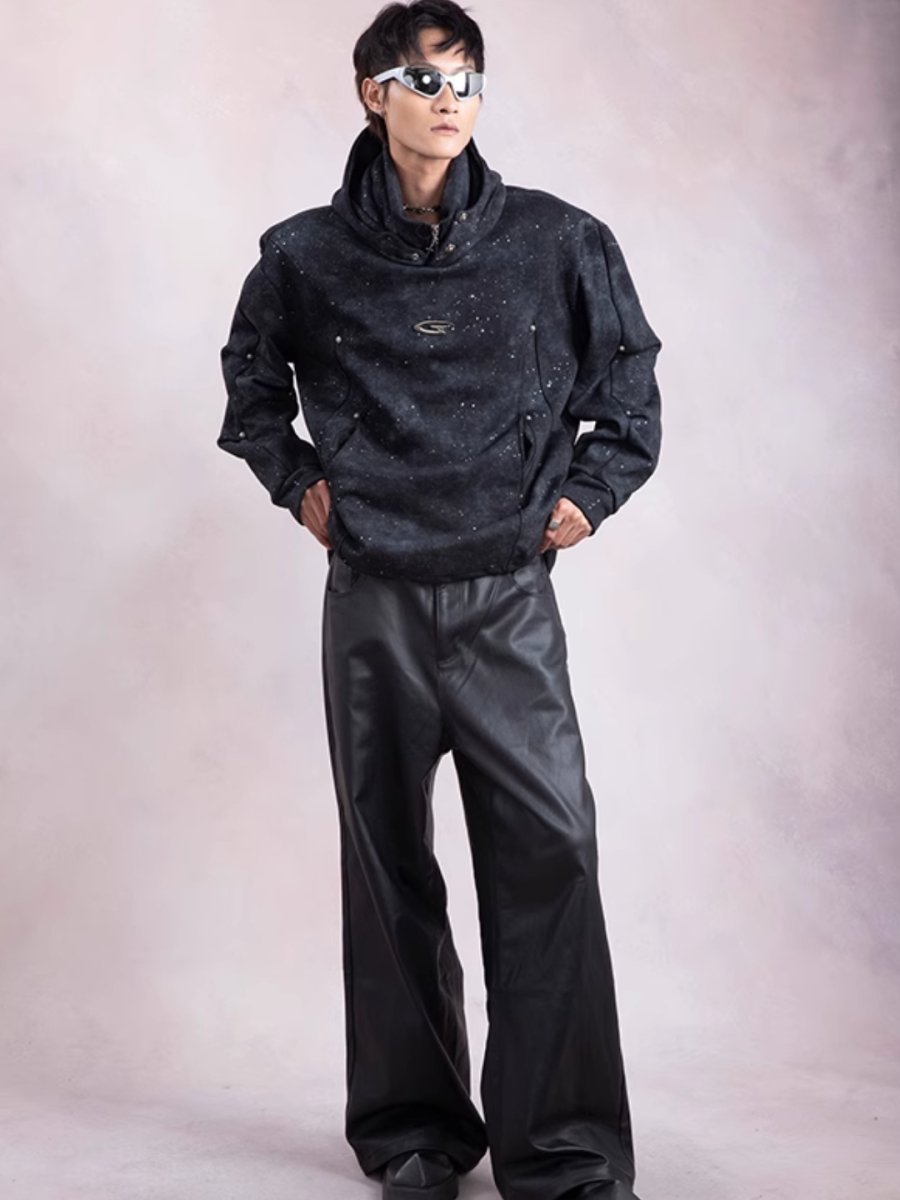 [PLAN1ONE] Loose Hooded st2663