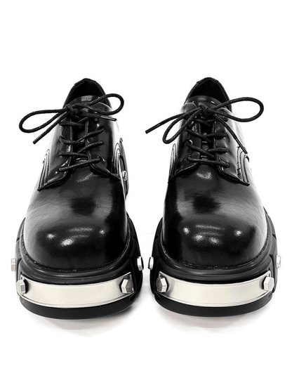Head Round Toe Leather Shoes st1948