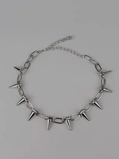 RIVET DARK BULLET NECKLACE ST525