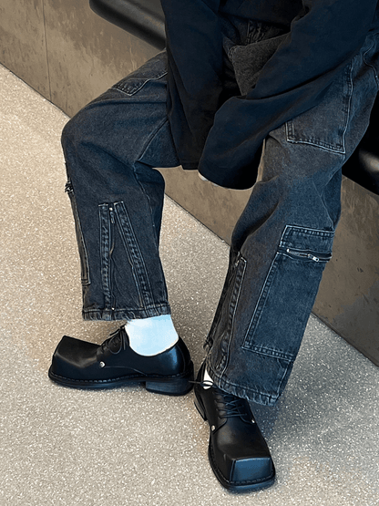 square head Derby shoes ST1885