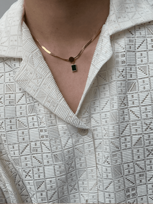 Chain Design Necklace st2294