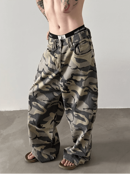 [GENESISBOY] Camouflage Pants st2218