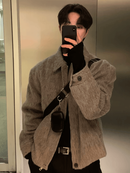 [MRCYC] deerskin velvet short jacket st1780