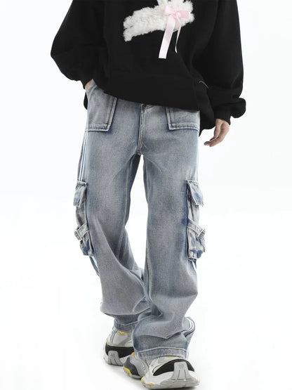 [INSstudios] STRIPED JEANS ST1069
