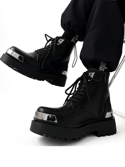 High-top Motorcycle Leather Work Boots st2126