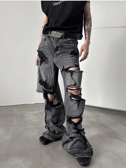 [GENESISBOY] wash wide leg jeans st1731