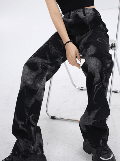 American retro straight jeans st1682