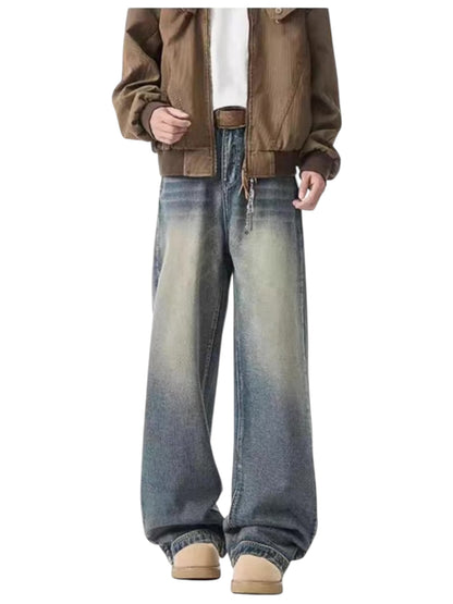 [GRACERUB] DIRTY FLARE-CUT JEANS st5042