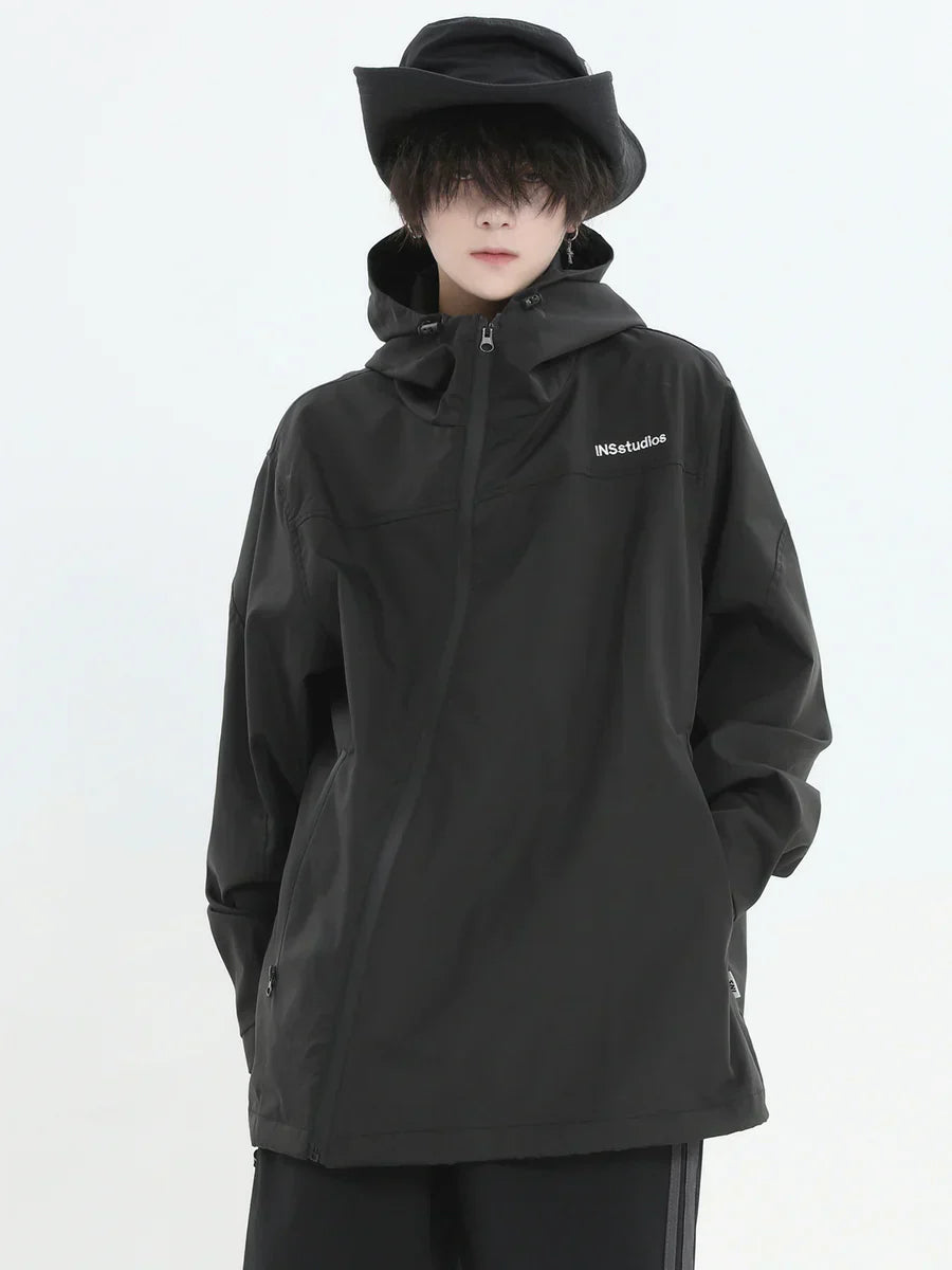 [INSstudios] AMERICAN OBLIQUE ZIPPER ST559