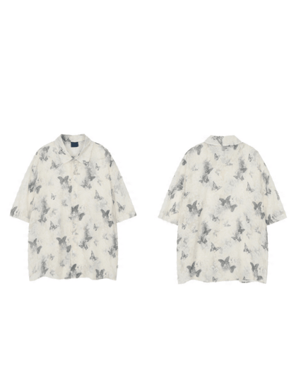 [Mz] butterfly design shirt st2265
