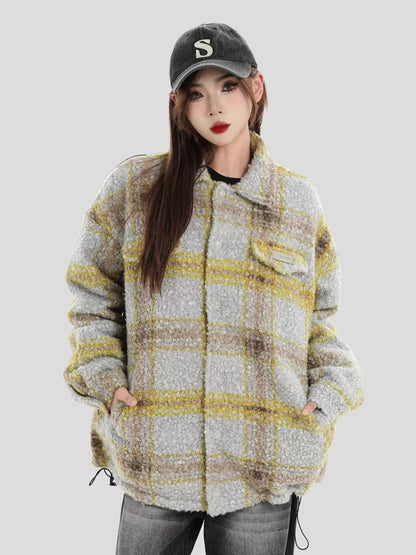 [INSstudios] TWEED COTTON JACKET ST1067
