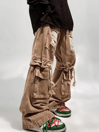 [UUCSCC] vintage straight wide leg pants st2328