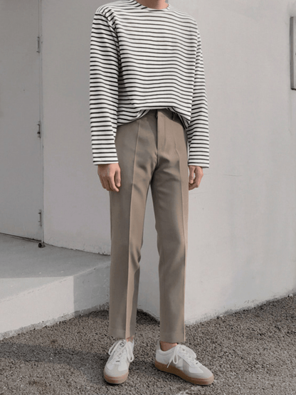 [MRCYC] border long T-shirt st1223