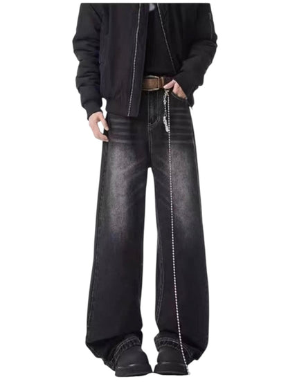 [GRACERUB] DIRTY FLARE-CUT JEANS st5042