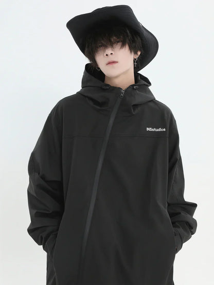 [INSstudios] AMERICAN OBLIQUE ZIPPER ST559