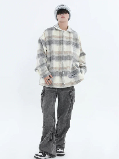 [INSstudios] LOGO LOOSE LAPEL JACKET ST1239