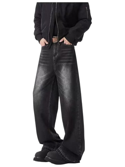 [GRACERUB] DIRTY FLARE-CUT JEANS st5042