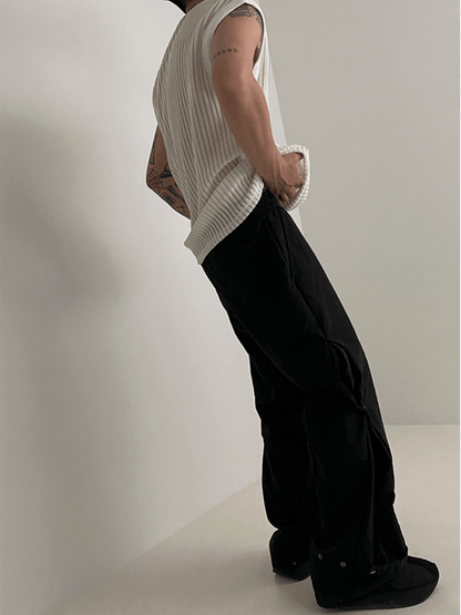 [MRCYC] Round Neck Sleeveless T-shirt st1679