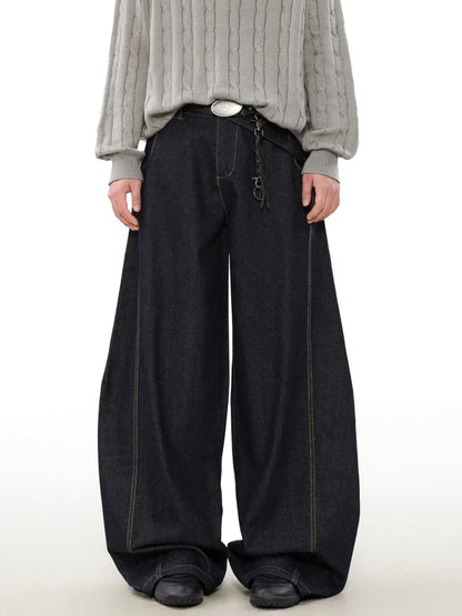 [MADWITCH] WIDE-LEGGED LOOSE JEANS ST1050