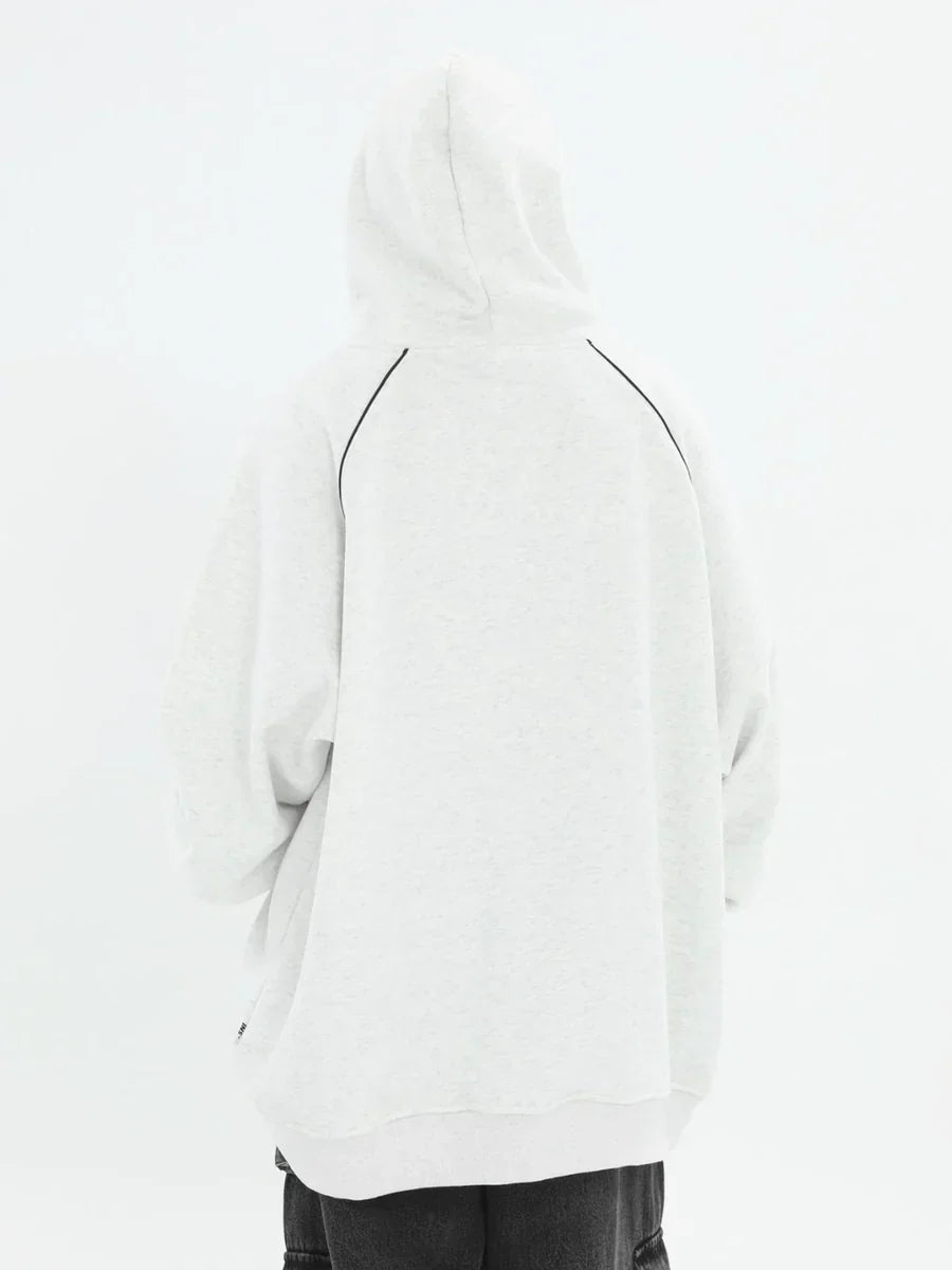 [INSstudios] AMERICAN FLOCKED LOGO HOODED ST560