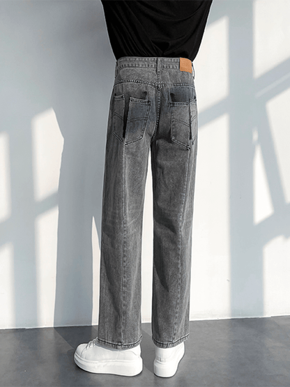 [HOHO] Loose Straight Denim Pants st1234