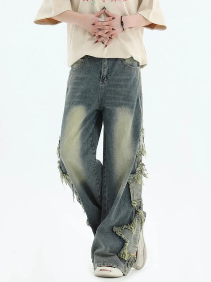 [INSstudios] LOOSE THREE STRIPES LONG PANTS ST528