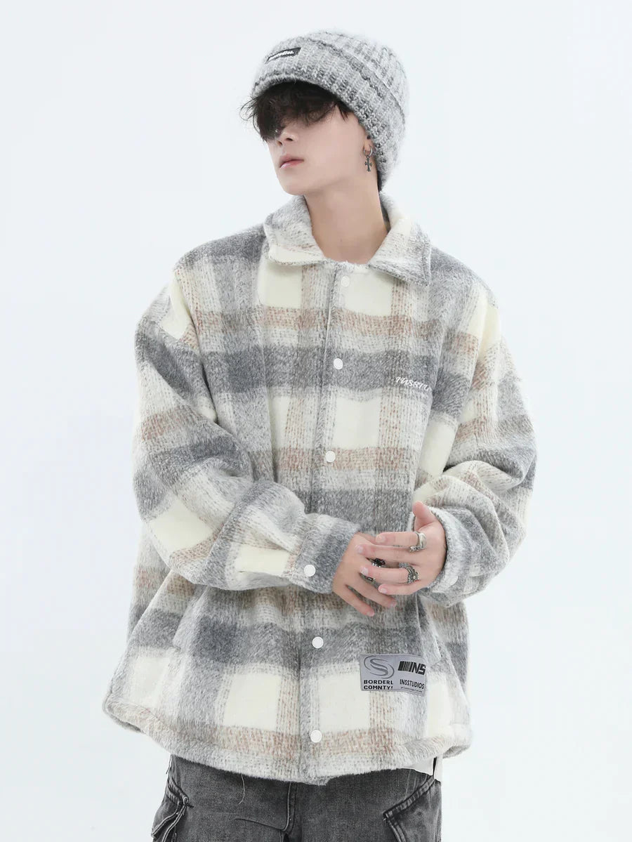[INSstudios] LOGO LOOSE LAPEL JACKET ST1239