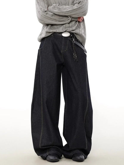 [MADWITCH] WIDE-LEGGED LOOSE JEANS ST1050