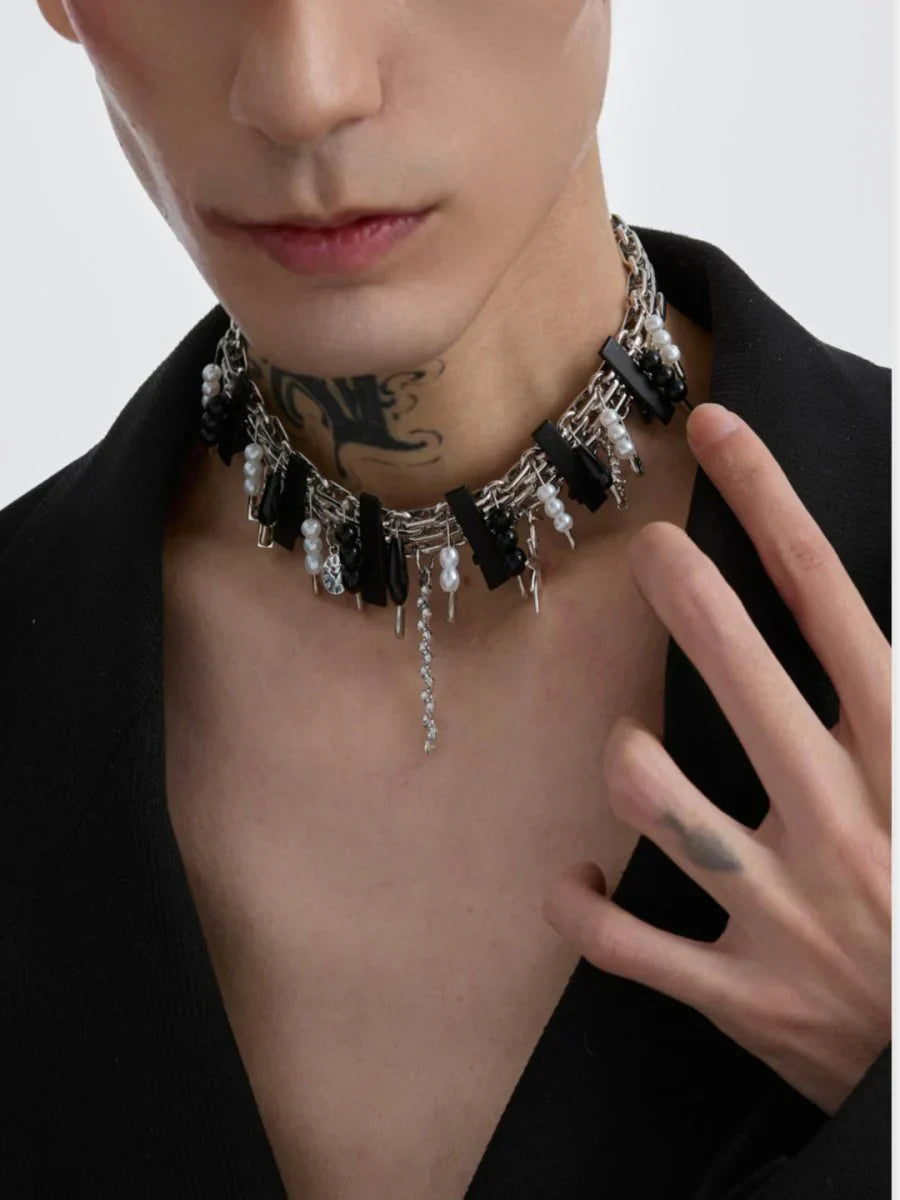 [STRUC TON] STRUC TON PUNK NECKLACE ST1039