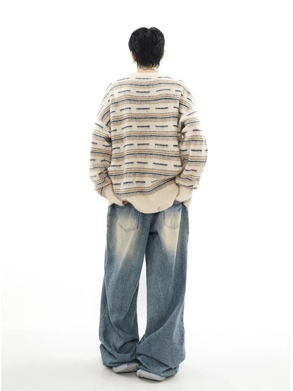 [MRNEARLY] ADVANCED SENSE OF ROUND NECK SWEATER ST1703