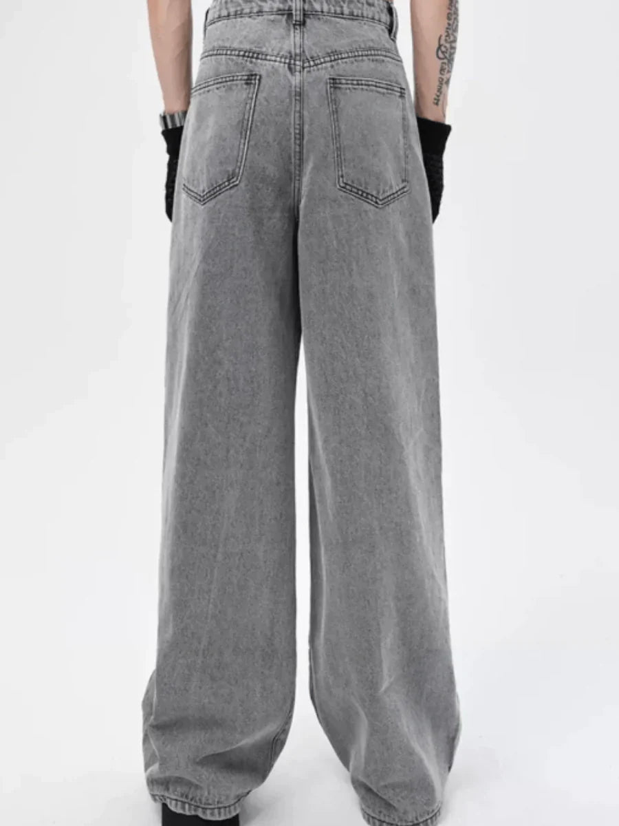 A-TYPE SMOKE GRAY FLOOR MOPPING PANTS ST562