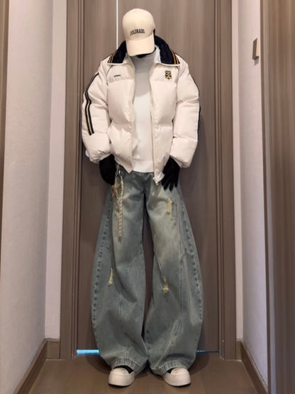 DOWN-ALTERNATIVE PUFFER JACKET tt035