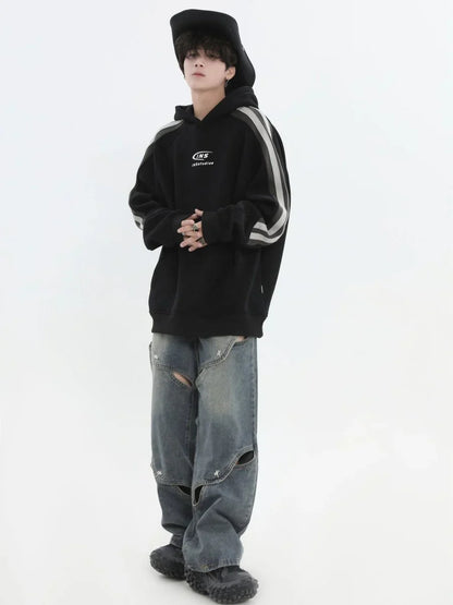 [INSstudios] METAL HOLE BREAKING JEANS ST1231