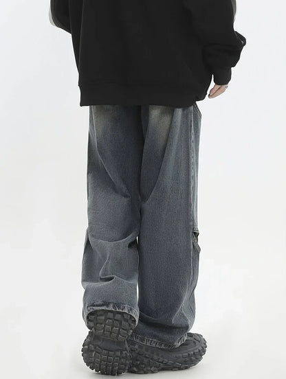 [INSstudios] METAL HOLE BREAKING JEANS ST1231