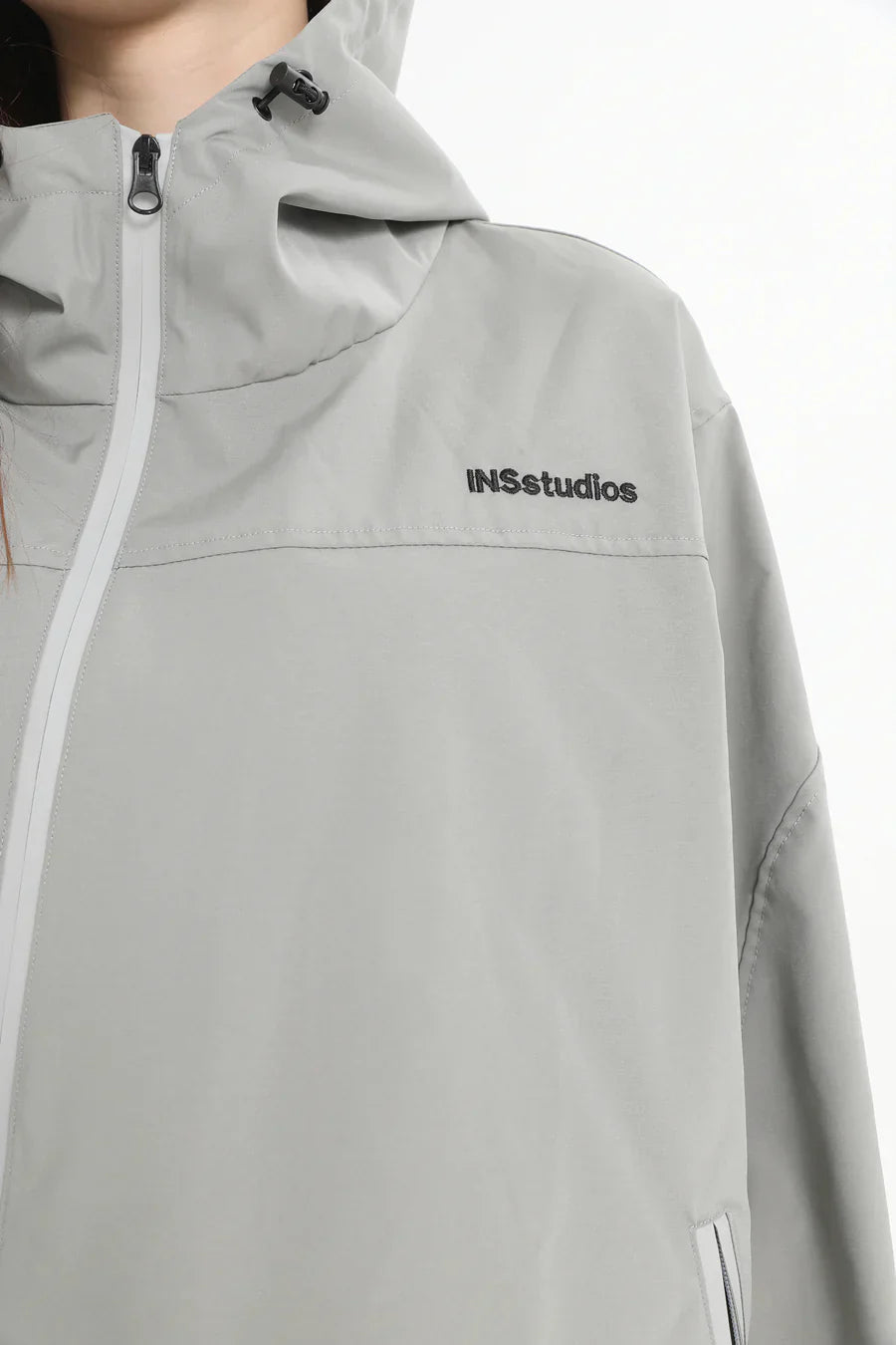 [INSstudios] AMERICAN OBLIQUE ZIPPER ST559