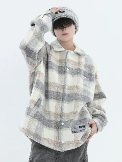 [INSstudios] LOGO LOOSE LAPEL JACKET ST1239