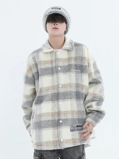 [INSstudios] LOGO LOOSE LAPEL JACKET ST1239