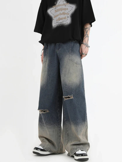 [INSstudios] AMERICAN CUT WASH JEANS ST561