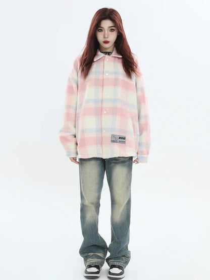 [INSstudios] LOGO LOOSE LAPEL JACKET ST1239