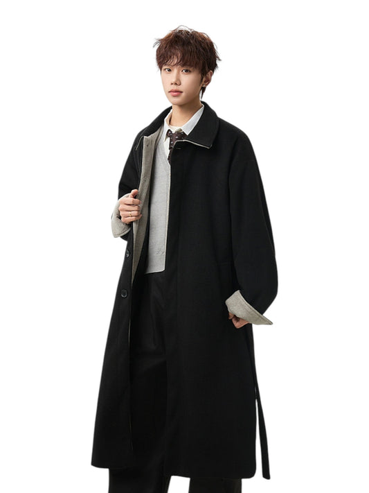 WOOL-BLEND MID-LENGTH COAT st5089