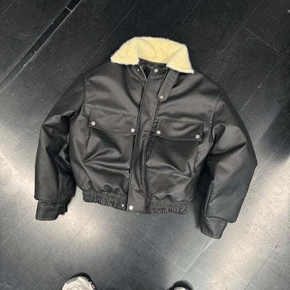 FUR-COLLAR CLEANFIT JACKET st5081