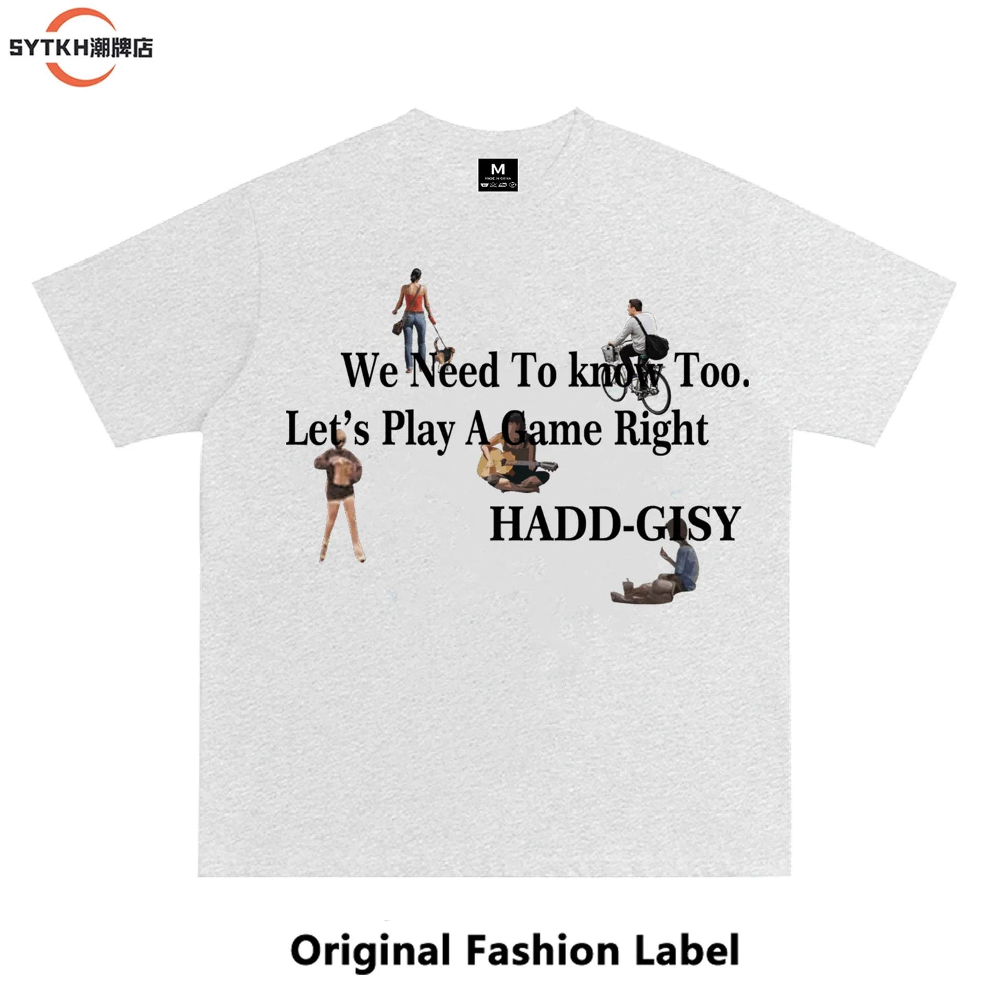 American-style Letter Print Basic Short-Sleeve T-Shirt, Unisex Loose Casual Couple Top
